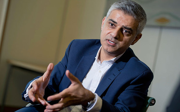 工党候选人Sadiq Khan